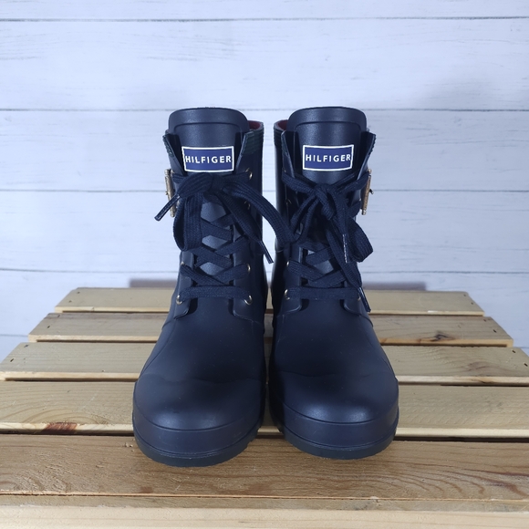 Hilfiger Rain Boots Size 6 - Picture 2 of 6